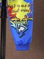 Boys' Graffiti Print Color Block Hoodie With Matching Graffiti Print Sweatpants Set, Street Wear Style