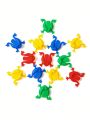 5pcs Random Color Small Size Jumping Frogs Stress Relief Toy, Classic Traditional Jumping Frog Vintage Small Toy