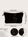 Figure Graphic Zipper Makeup Bag
