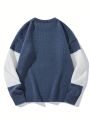 Manfinity Hypemode Men's Contrast Color Sweater
