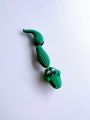 1pc Green 3d Crocodile Shaped Cute & Fashionable Detachable Shoe Decoration