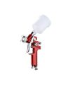 Aluminum Alloy Hvlp Mini Spray Gun Kit With 125ml Capacity, 0.8mm And 1mm Nozzles For Replacement. Suitable For Creating Professional Effects, Diy Enthusiasts And Festival Decoration. Perfect For Airbrushing Fine Coating For Automobile, Furniture