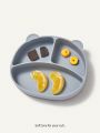 Cozy Cub 1pc Baby Food Plate With Suction Cup - Silicone Integrated
