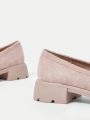 SHEIN BIZwear Solid Minimalist Loafers