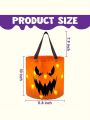 JOYIN 2 PCS Halloween Trick or Treat Bags LED Light Pumpkin Buckets Reusable Goody Bucket for Kids Halloween Birthday Party