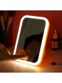 Battery Powered Pink Selfie Mirror With Beauty Function