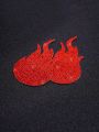 Women's Flame Shaped Bra Accessories (Nipple Stickers) For Valentine's Day