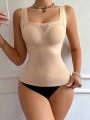 Women'S Seamless Shapewear With Molded Cups, Can Be Worn As A Top