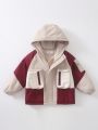 Boys' Hooded Jacket With 3d Pocket Design