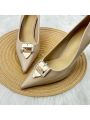 Versatile Women's Shoes Metal Shoe Buckle, Detachable Shoe Accessory, Flower Decoration, Shoe Ornament