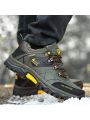 New Outdoor Hiking Climbing Shoes, Men's Warm Plush Winter Footwear, Fashionable,outdoor Use