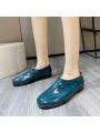 Women's Fashionable Low-cut Rain Boots For Restaurant Kitchen Slip Resistance, Waterproof Shallow Work Shoes