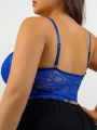Plus Size Women's Lace Camisole Underwear (No Underwire)