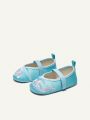 Cozy Cub Embroidered Princess Baby Shoes, Soft Bottom Walking Shoes For Baby Girls