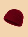 Solid Color Simple Knitted Fashion Hat