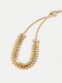 SHEIN Belle 1pc Fashionable Sparkly Chain Link Bracelet
