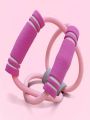 1pc 8-shaped Pull Rope Yoga Elastic Chest Exerciser For Fitness, Back & Chest Toning