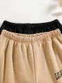 Teen Girls' 2pcs City Print Fleece Lined Sweatpants