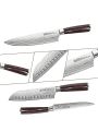 3 Set of Chef Knife, Professional Kitchen Knife with Gift Box, Stainless Steel Chef Knife Set,Slicing Vegetables, Fruits, Fish, Meat