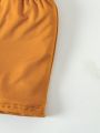 Baby Boy Vintage Elegant Pattern Printed Short Sleeve Shirt And Shorts Set For Spring/Summer