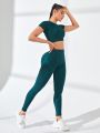 Yoga Basic Seamless High-Elastic Sports Suit