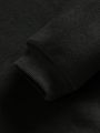 Tween Boy Gamepad & Letter Graphic Hooded Thermal Lined Sweatshirt