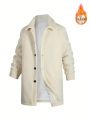 Manfinity Homme Men's Single Breasted Thickened Coat