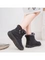 New Style Collar High Tube Cross-border Warm Women's Snow Boots  Waterproof Women's Boots Casual Women's Shoes
