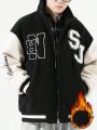Manfinity Hypemode Loose Fit Men's Jacket With Letter Print