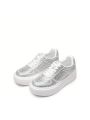 DREAM PAIRS Women Platform Sneakers Low Top Lace Up Walking Shoes for Women
