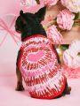 PETSIN Petsin Pink Heart Print Romantic Gradient Color Pet Cat & Dog Vest