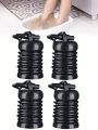 4 Pack Round Arrays for Ionic Detox Foot Bath Spa Cleanse Machine Replacement Array Accessory Black