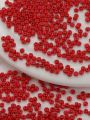 1500pcs 2mm Bohemian Style Cream Effect Glass Beads, Diy Spacer Beads, Jewelry Making Supplies