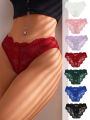 SHEIN 7pack Floral Lace Scallop Trim Panty