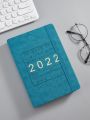 1pc 2022 Schedule Notebook With Elastic Band