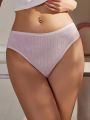 SHEIN Women's Comfortable Solid Color Triangle Panties