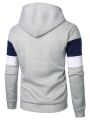 Manfinity Men's Hooded Sweatshirt With Kangaroo Pocket And Letter Print