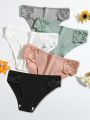Ladies' Low-Rise Lace Breathable Triangle Panties