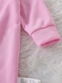 Baby Girls' Pattern Printed Long Sleeve Jumpsuit