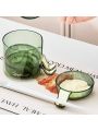 5pcs/set Condiment Dishes Sauce Dishes For Home, With Handles For Barbecue Dishes, Snack Foods And Hot Pot
