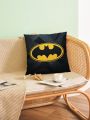 Batman X ROMWE 1pc Bat Pattern Cushion Cover Without Filler