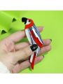 1pc Acrylic Animal Shaped Dog Brooch, Handmade Fashionable Cartoon Pin Accessory For Kids, All Seasons