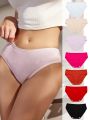 SHEIN Women's Comfortable Solid Color Triangle Panties