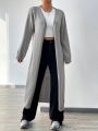 Women'S Casual Long Open Front Cardigan, Versatile