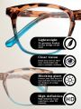 1 Pc Fashion Bright Finish Reading Glasses Ultra-Clear Vision Readers With Spring Hinge for Women Men