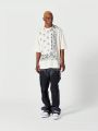 SUMWON Oversized Fit Tee With Paisley Print