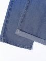 Teenage Girls' Straight Leg Water Washed Jeans