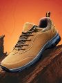 Men's Outdoor Anti-slip Climbing Shoes, Autumn, Casual Brown Lace-up Waterproof Sports Shoes