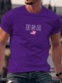Men's American Flag Short Sleeve T-shirt