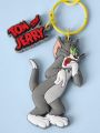 TOM & JERRY X SHEIN 2pcs Classic Series Cat And Mouse Design Keychain